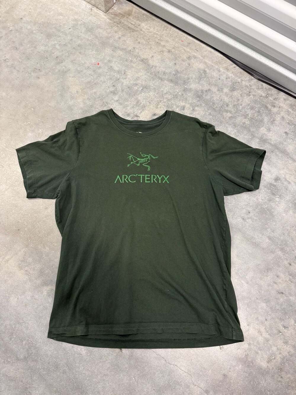 Arc'teryx Arc'Word Logo T-Shirt Size L Green
